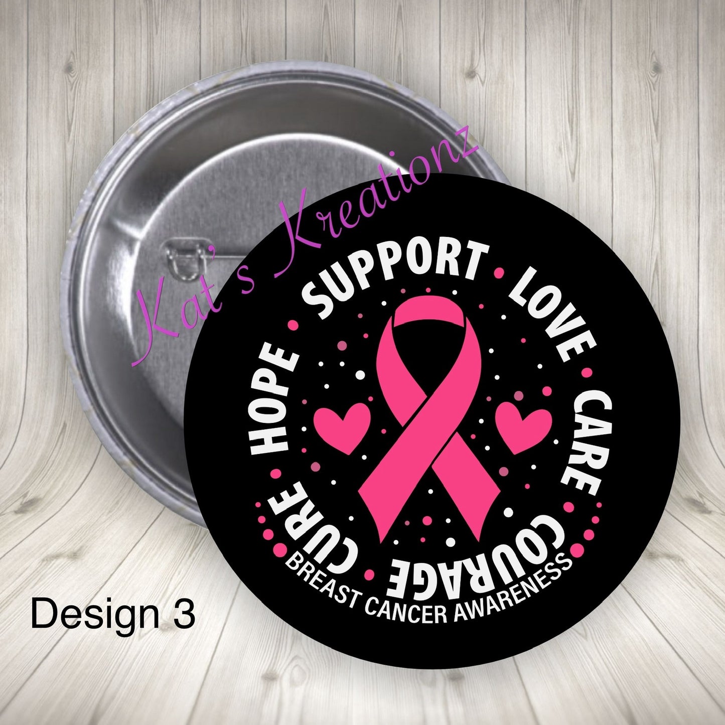 Breast Cancer Awareness Button