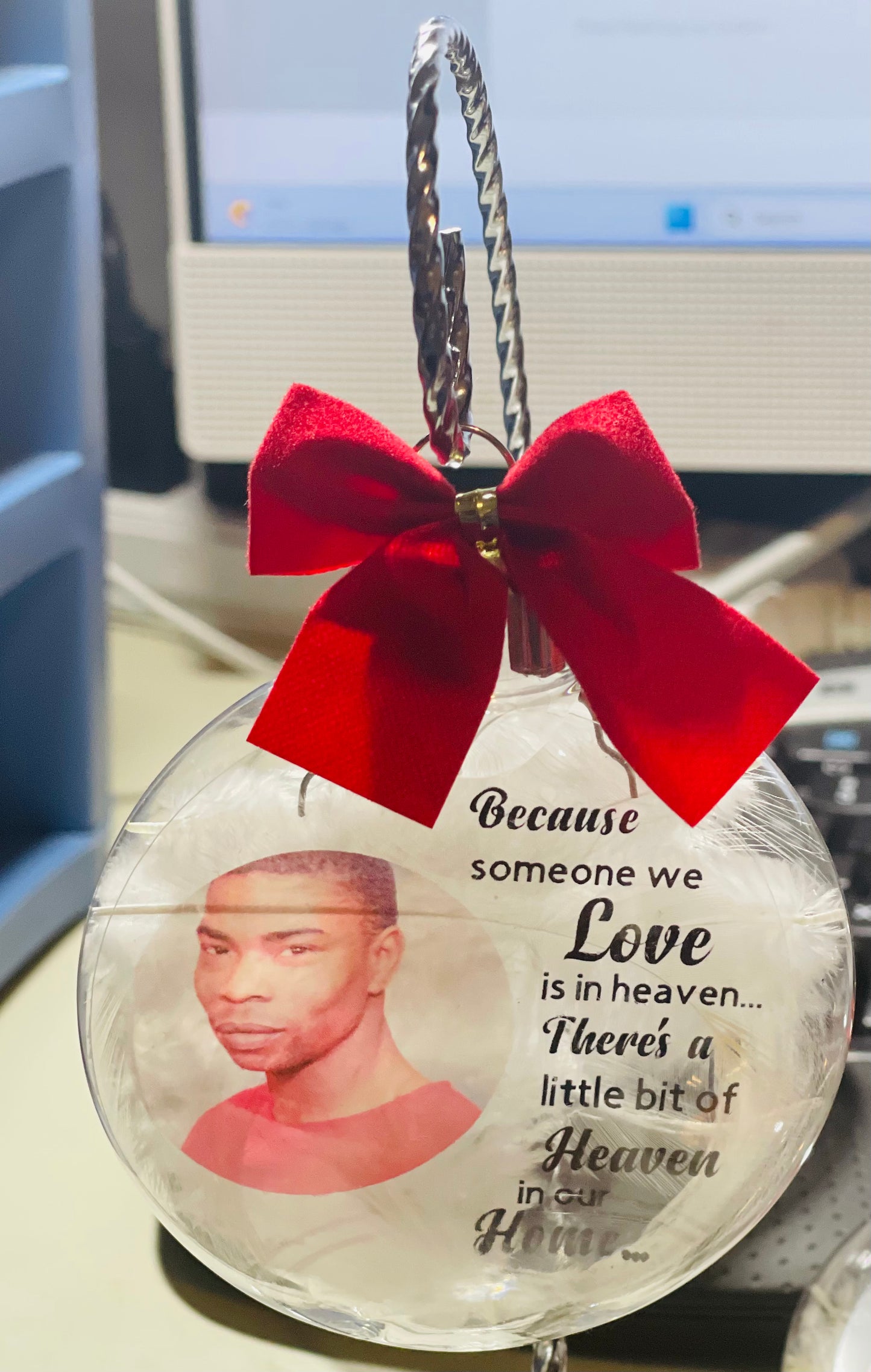 Custom in Memory ornament