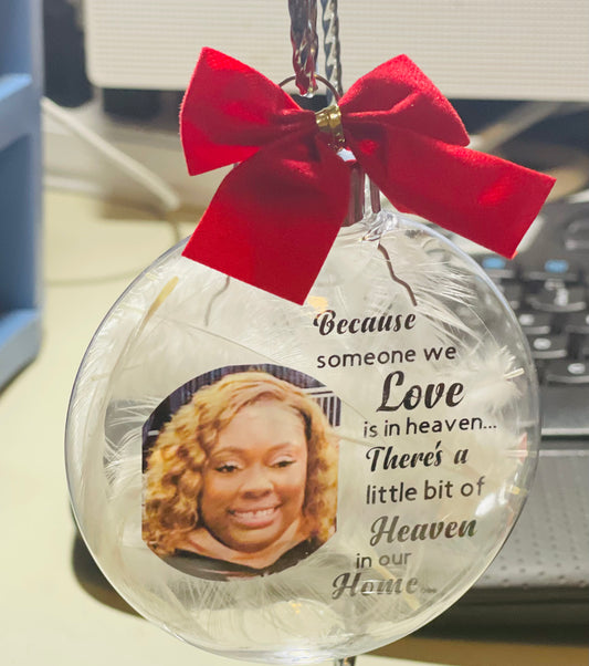 Custom in Memory ornament