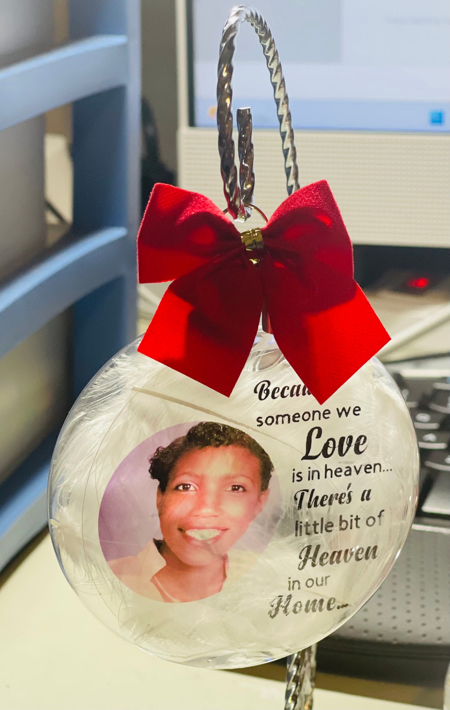 Custom in Memory ornament