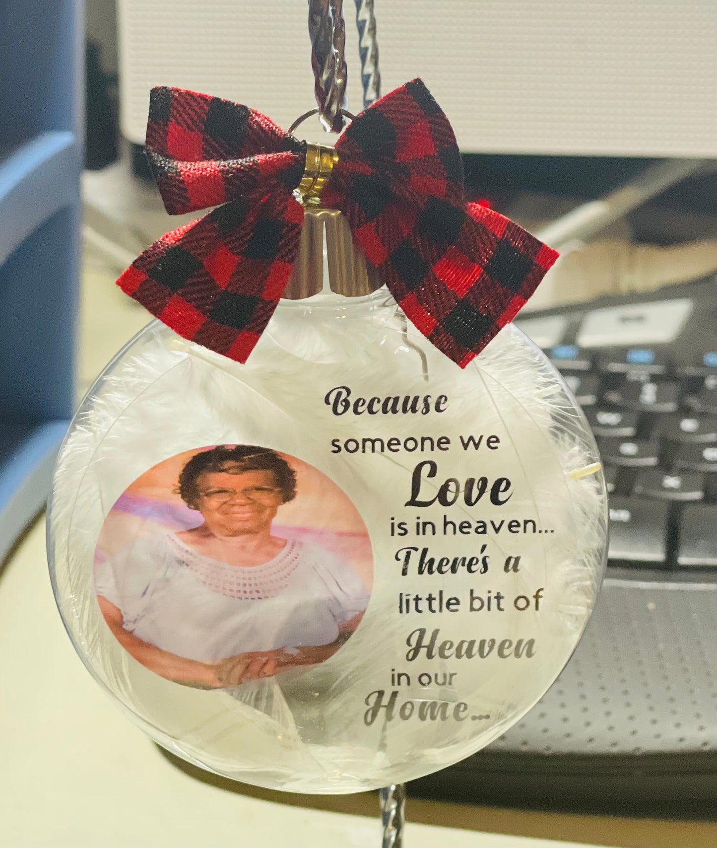 Custom in Memory ornament