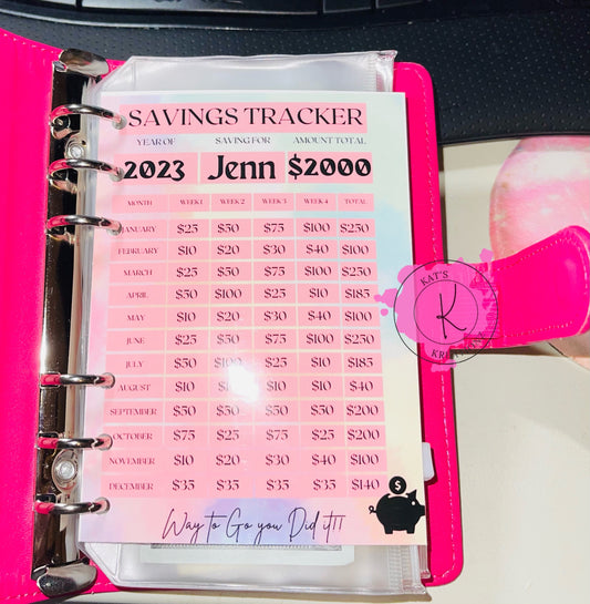 Savings Binder